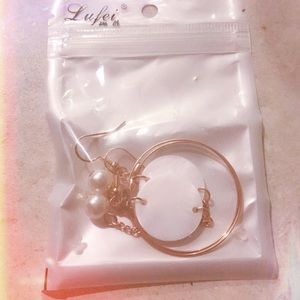 “Mother of pearl” earrings